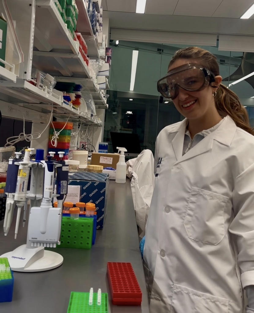 Riley Jaye as an adult scientist